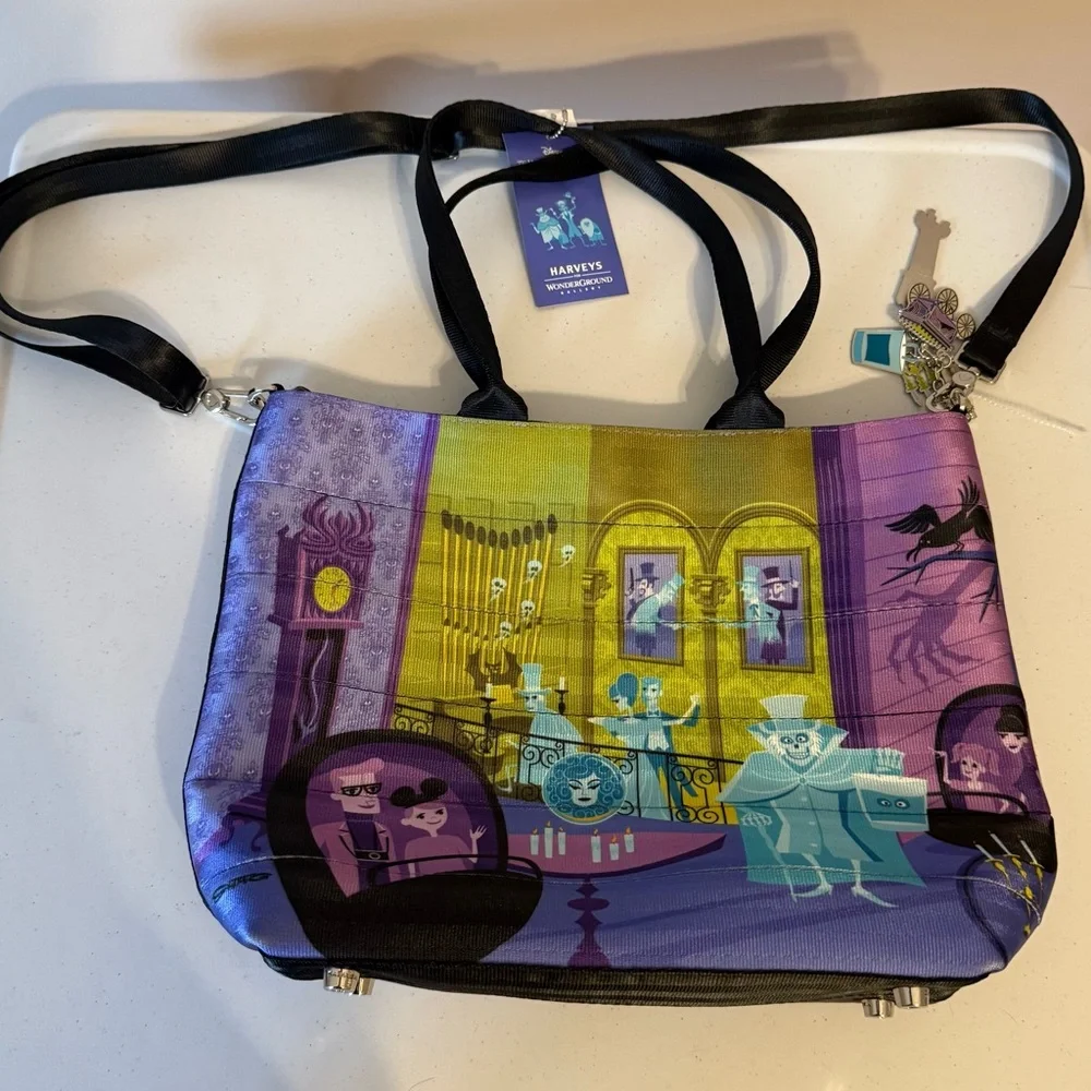 Harveys Haunted Mansion Shoulder Bag - Picture 1 of 11